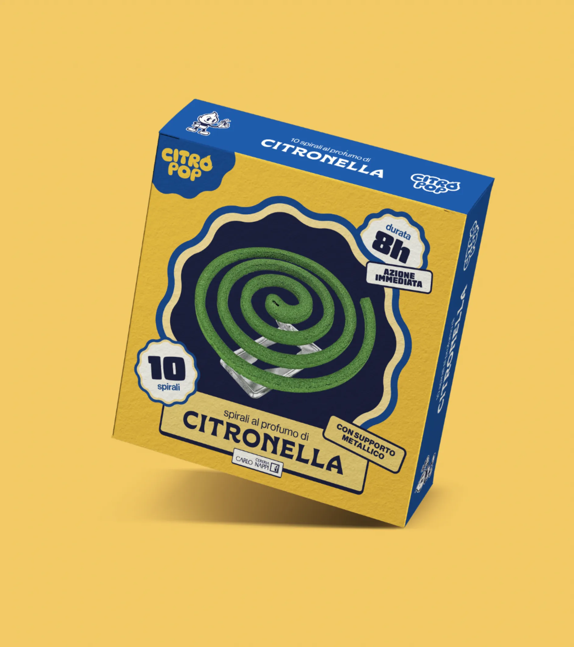 Confezione di spirali CitroPop alla citronella